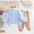 Handsome Tang Style Long Sleeved Three Piece Casual Pants Set